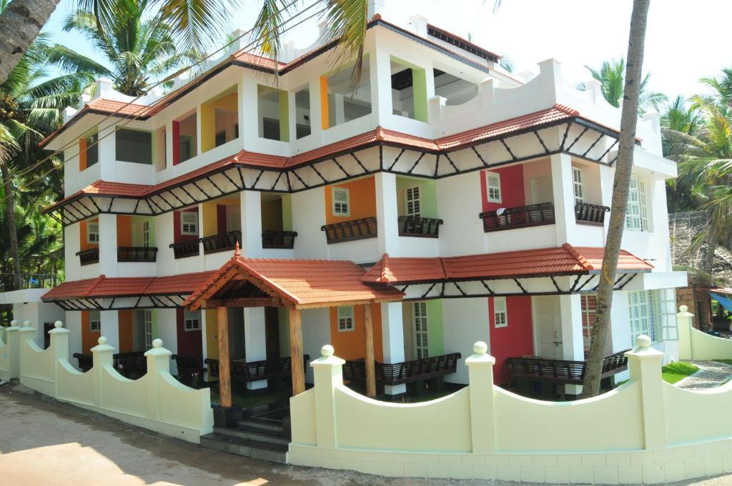 Palm Tree Anex Hotel Varkala Buitenkant foto